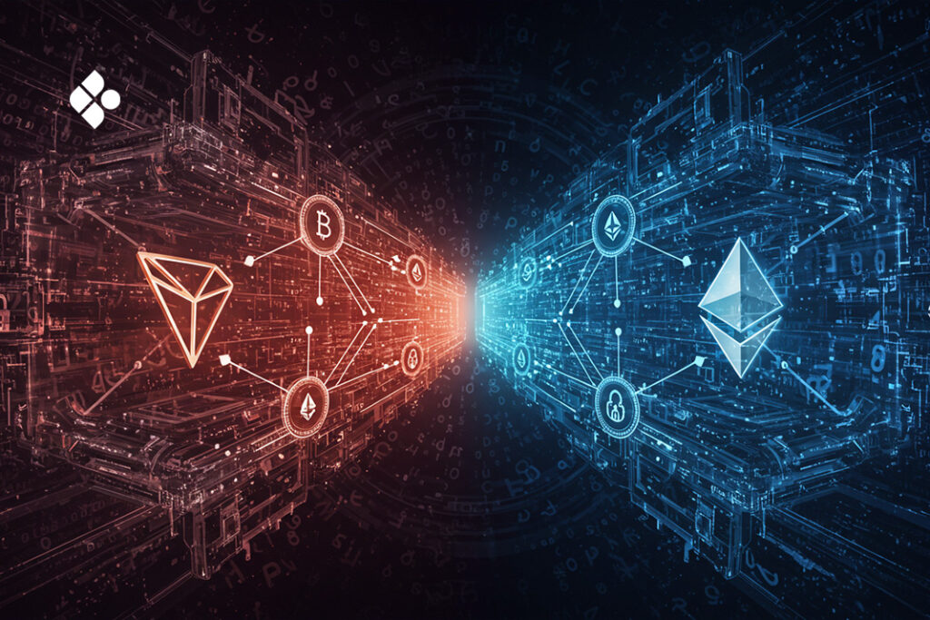Smart contracts on Ethereum and TRON