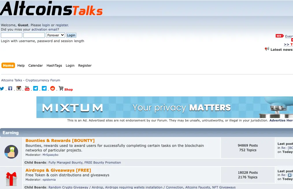 Altcoin talks