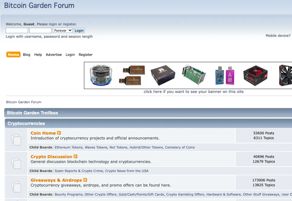 Bitcoin garden forum
