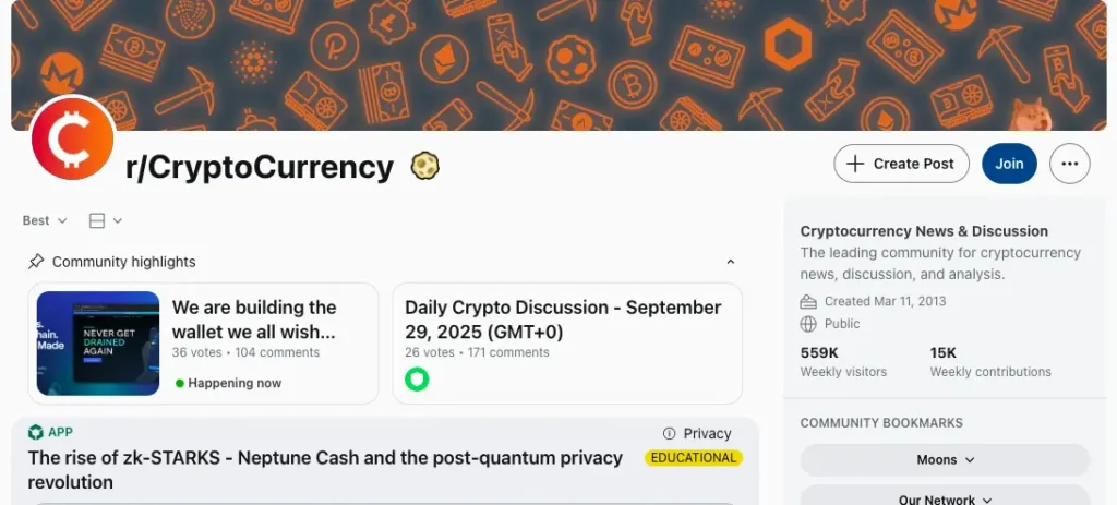 reddit crypto forum