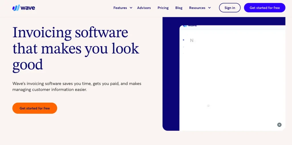 wave invoice billing software