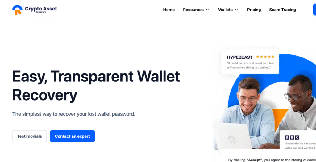 crypto asset recovery