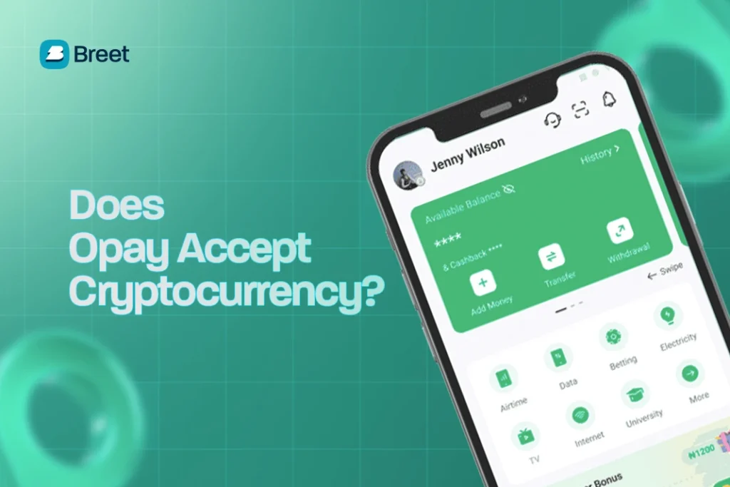 does opay accept cryptocurrency