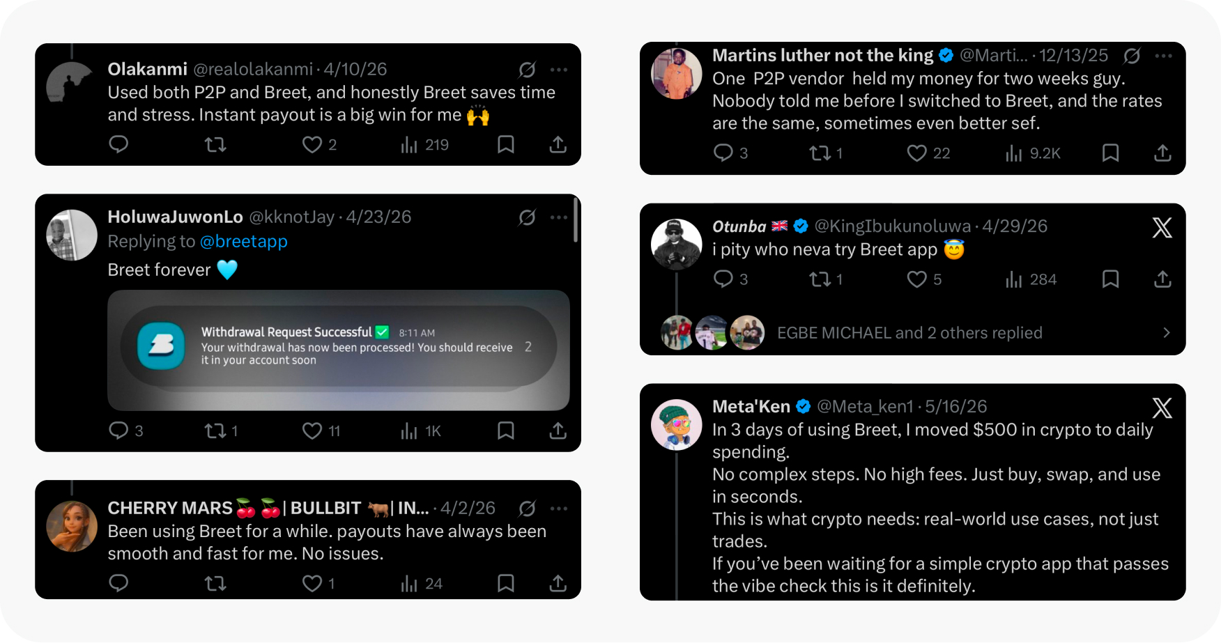 They are loving Breet on Twitter Streets…