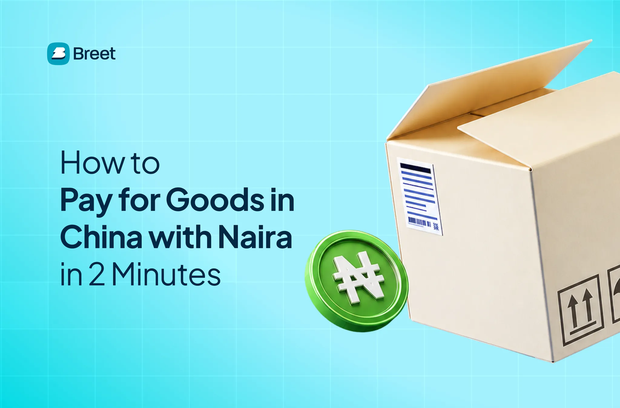 How to Pay for Goods in China with Naira Using Breet in 2 Minutes (No BDC Agent Needed)